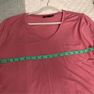 NWOT size 2x Prana Tee in dark rose color